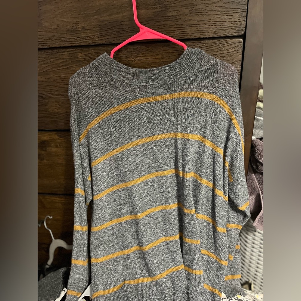 American eagle oversized striped sweater